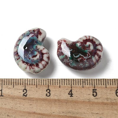 Handmade Porcelain Beads PORC-L080-F14-1