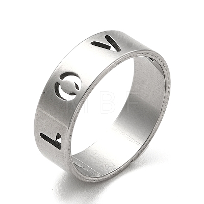 201 Stainless Steel Finger Rings RJEW-G278-23P-1