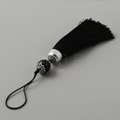 Polyester Tassel Big Pendants Decorations HJEW-TAC0019-01N-1