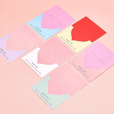 CRASPIRE 60 Pcs 6 Colors Paper Greeting Cards DIY-CP0004-56-1