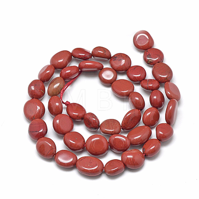 Natural Red Jasper Beads Strands G-R445-8x10-09-1