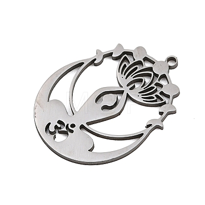 201 Stainless Steel Pendants STAS-Z155-06P-1