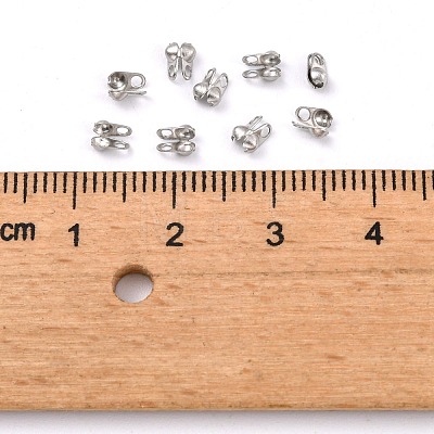 304 Stainless Steel Smooth Surface Bead Tips X-STAS-D150-01P-1