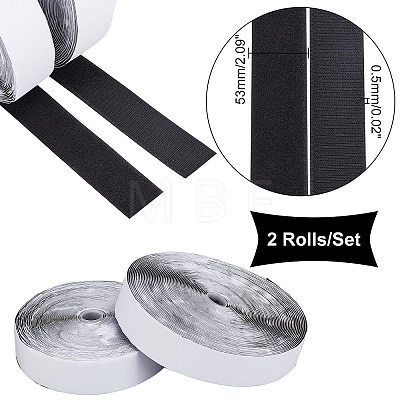 Double Self-Adhesive Adhesive Hook and Loop Tapes AJEW-WH0252-63-1