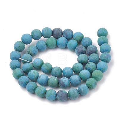 Synthetic Chrysocolla Beads Strands X-G-T106-194-1