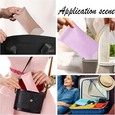  4Pcs PU Imitation Leather Glasses Case AJEW-NB0003-33-1