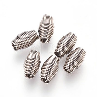 304 Stainless Steel Spring Beads STAS-L207-09P-1
