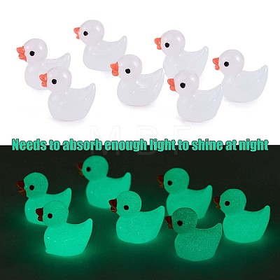 40 Pcs 4 Style Luminous Mini Ducks JX342A-1