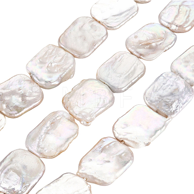 1 Strand Natural Keshi Pearl Beads Strands PEAR-PA0001-12-1