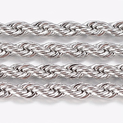 304 Stainless Steel Rope Chains CHS-K007-01A-1