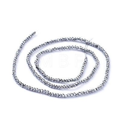 Electroplate Glass Beads Strands EGLA-F149-FP-04-1