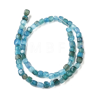 Natural Dragon Veins Agate(Dyed & Heated) Beads Strands G-G177-E15-03-1