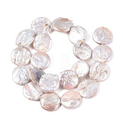 Natural Baroque Keshi Pearl Beads Strands PEAR-S018-06G-1