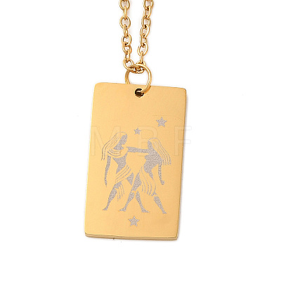 Golden 202 Stainless Steel Constellation Pendants Necklaces LS-NJEW-K380-02G-11-1
