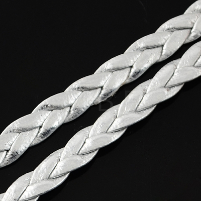 Braided Imitation Leather Metallic Cords LC-S002-5mm-26-1