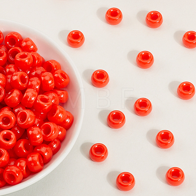 800Pcs Opaque Plastic Beads KY-SP0001-47C-1