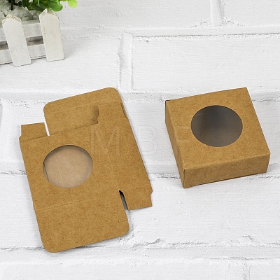 Kraft Paper Cardboard Jewelry Boxes PW-WG6F844-01-1