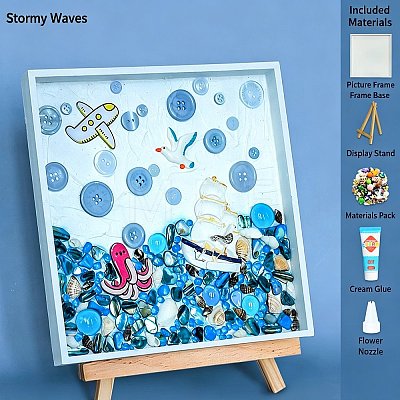 DIY Mosaic Tray Craft Making Kit WD-CBA592A-04-1