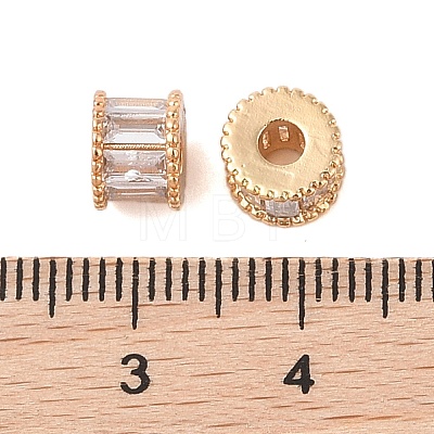 Brass Glass Beads KK-B100-014G-1