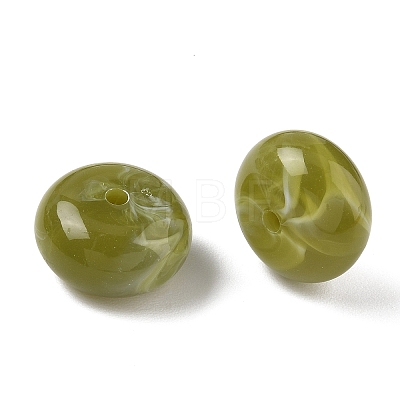 Two Tone Acrylic Beads AC-CBABA33-01S-1