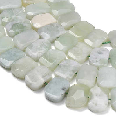 Natural New Jade Beads Strands G-C285-A15-01-1