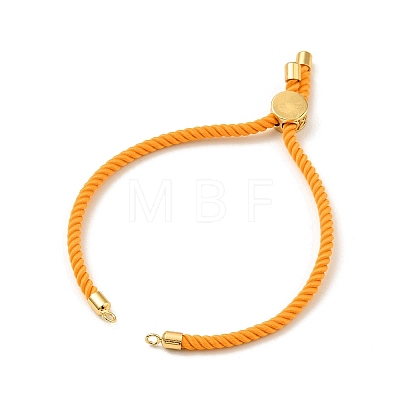 Half Finished Twisted Milan Rope Slider Bracelets FIND-G032-01G-02-1