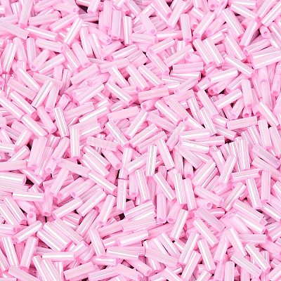 FGB Grade A Glass Round Bugle Beads SEED-Q040-06A-06-1