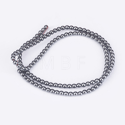 Non-Magnetic Synthetic Hematite Beads Strands G-D015-2-1
