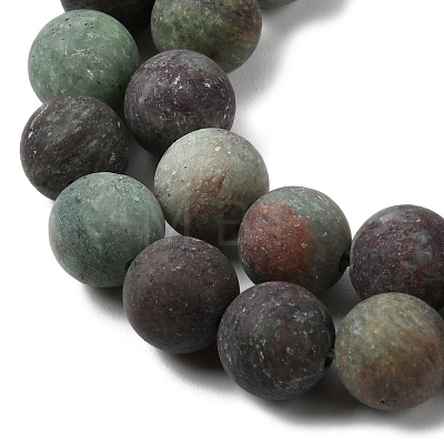 Natural Green Opal Beads Strands G-H045-A03-6MM-01-1