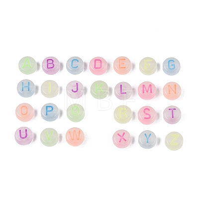 Luminous Enamel Transparent Acrylic Beads TACR-Q013-05B-M-1
