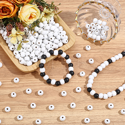 600Pcs Dyed Natural Wood Beads WOOD-PA0001-68A-1