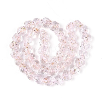 Handmade Foil Glass Beads FOIL-N029-09B-1