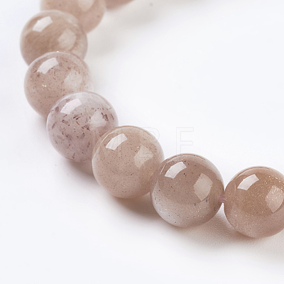 Natural Sunstone Beads Strands G-G099-14mm-14-1