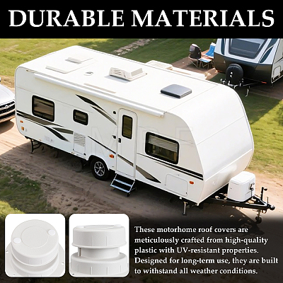 Aluminum RV Roof Vent Cap Replacement Kit AJEW-WH0752-911-1