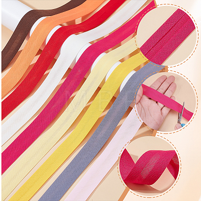 9 Colors Cotton Polyester Ribbon OCOR-PH0005-84-1
