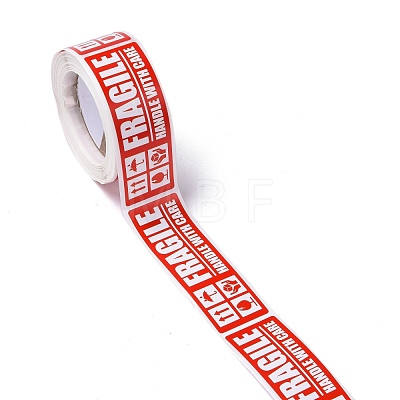 Self-Adhesive Paper Warning Tag Stickers DIY-K039-04C-1