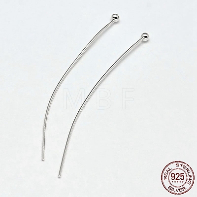 925 Sterling Silver Ball Head Pins LS-STER-F018-03K-1