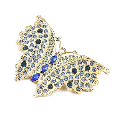 304 Stainless Steel with Rhinestone Big Pendants STAS-Z186-08G-03-1