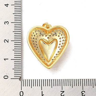 Mother's Day Brass Micro Pave Clear Cubic Zirconia Pendants FIND-Z041-20E-1