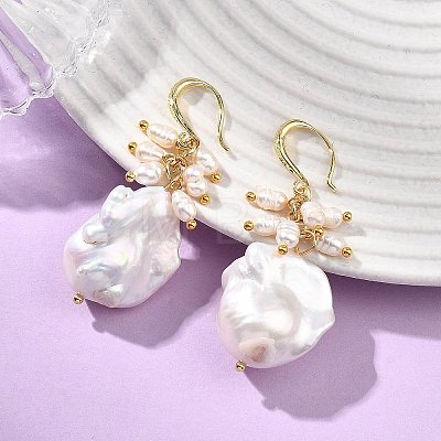 Natural Keshi Pearl Dangle Earrings EJEW-JE06982-1