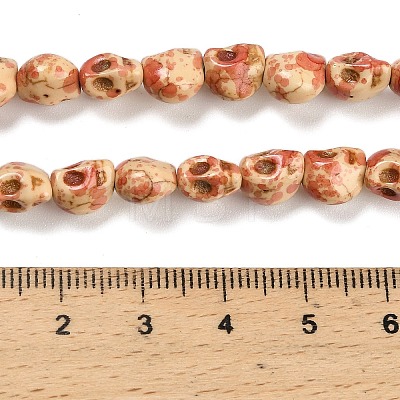 Synthetic Turquoise Beads Strands TURQ-F019-02H-1