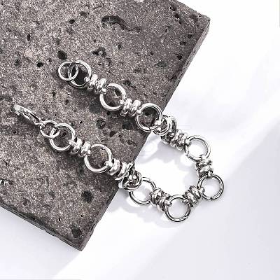 Tarnish Resistant 304 Stainless Steel Link Chain Bracelets BJEW-Z011-10P-1