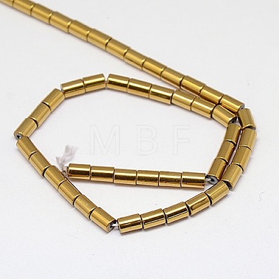 Electroplate Non-magnetic Synthetic Hematite Beads Strands G-J162-C-02-1