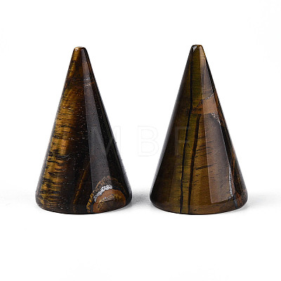 Natural Tiger Eye Ring Display Stands G-T144-06G-1