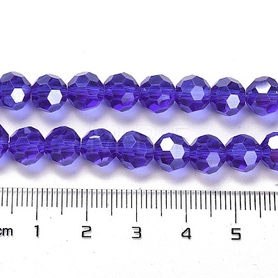 Transparent Glass Beads EGLA-A035-T8mm-B06-1