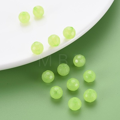 Transparent Acrylic Beads TACR-S154-62E-06-1