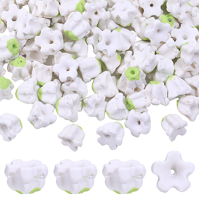 100Pcs Handmade Polymer Clay Beads CLAY-PH0002-17-1