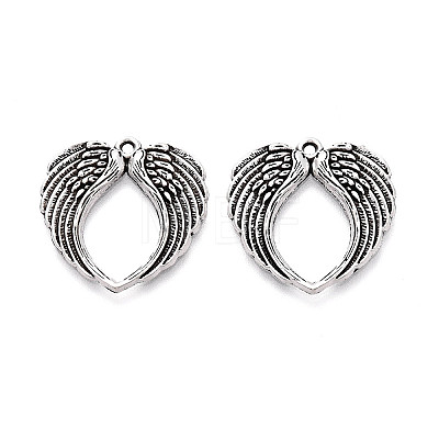 Tibetan Style Alloy Pendants TIBE-N014-12AS-1