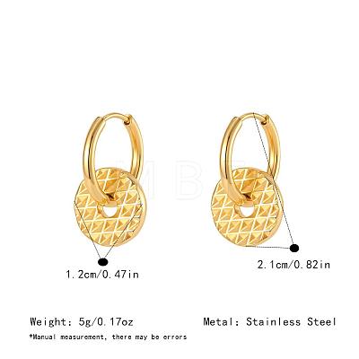 304 Stainless Steel Hoop Dangle Earrings for Women AF5026-5-1
