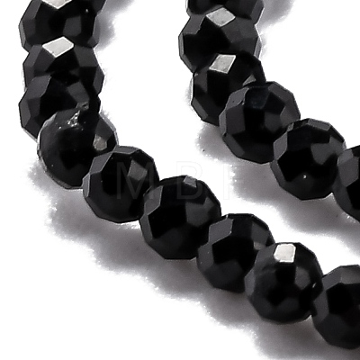 Natural Black Tourmaline Beads Strands G-H266-11B-1